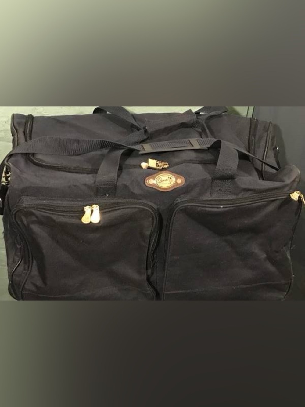 Ricardo of Beverly Hills - Vintage Dark Blue Large Duffle Bag